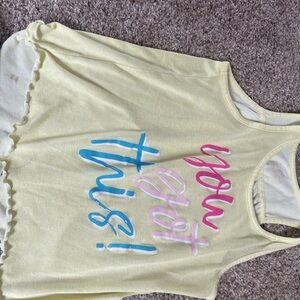 2 pc cotton summer pjs. Shorts and tank top medium